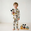 Mickey & Pluto Boys Full Sleeves Pajama Set - White
