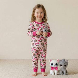 LOL Surprise Doll Girls Half Sleeves Pajama Set - Pink