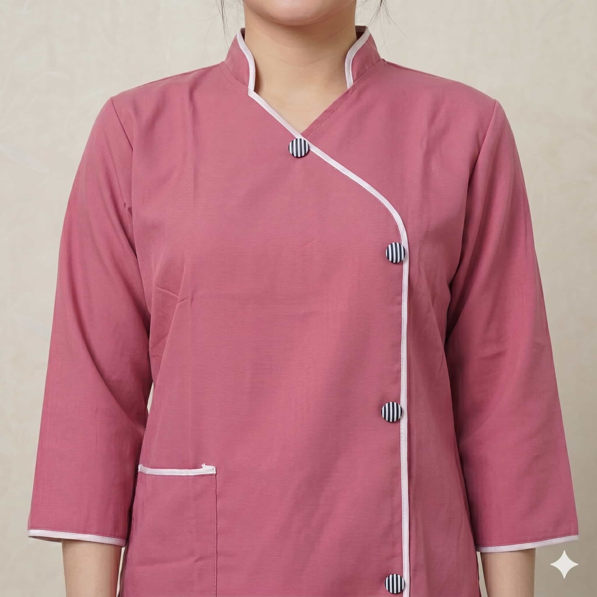 Blush Harmony Maid Uniform - Rose Pink