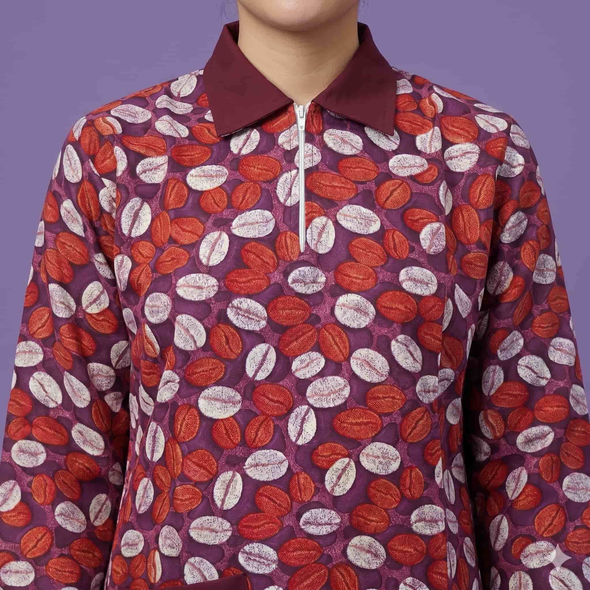 Roasted Beans Maid Uniform - Maroon