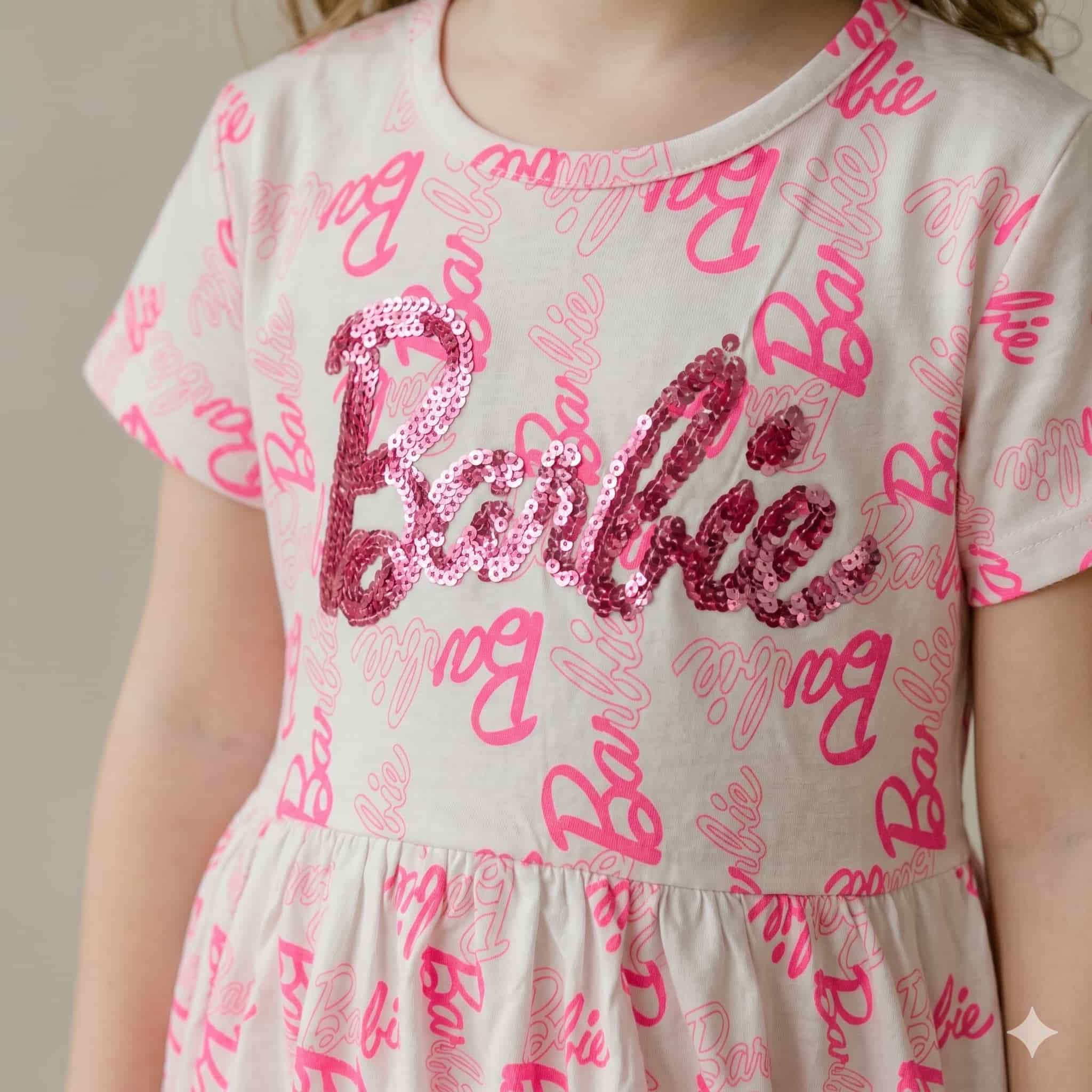 Barbie Girls Frock - White