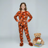 Blossom Flora Girl Polar Pajama Set- Saffron