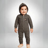 Star Baby Boy Bodysuit- Grey