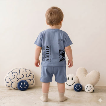 Smart Sport Baby boys Half sleeves Short set - Bue