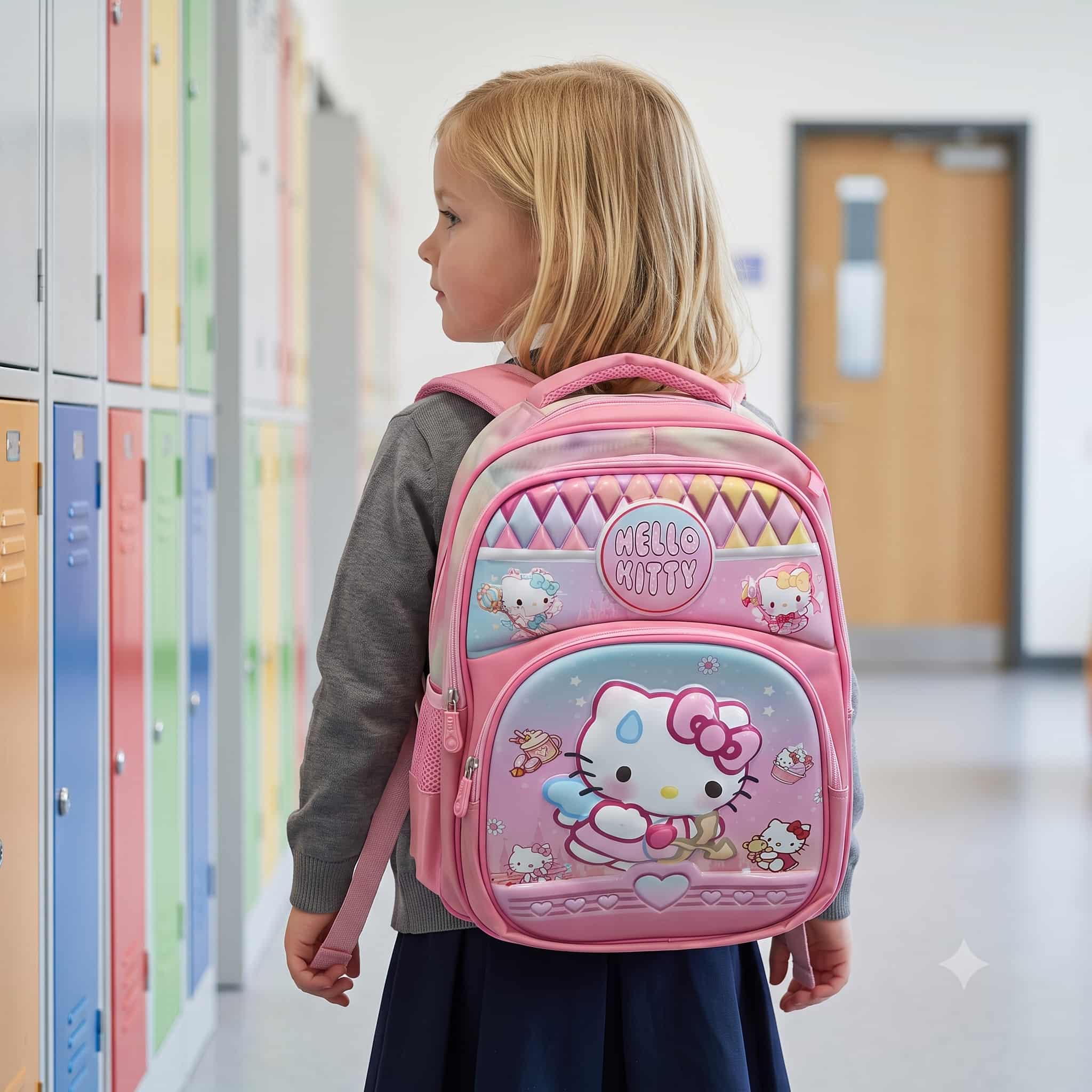 Hello Kitty School Bag Set - Pink