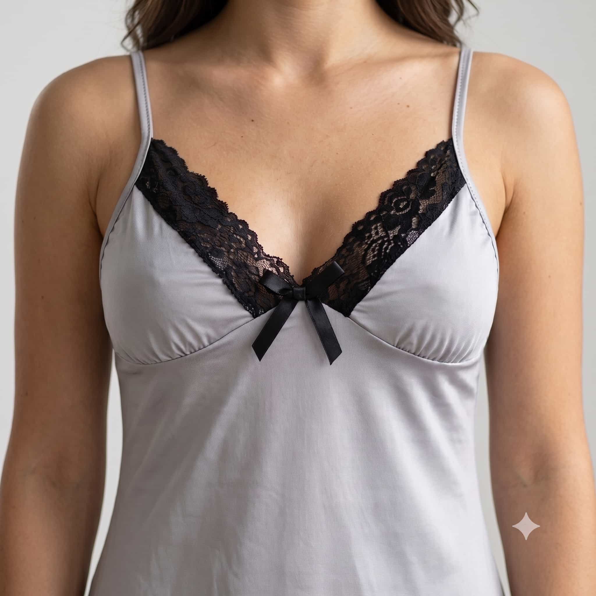 Sterling Night Women Slip wear - Light Grey