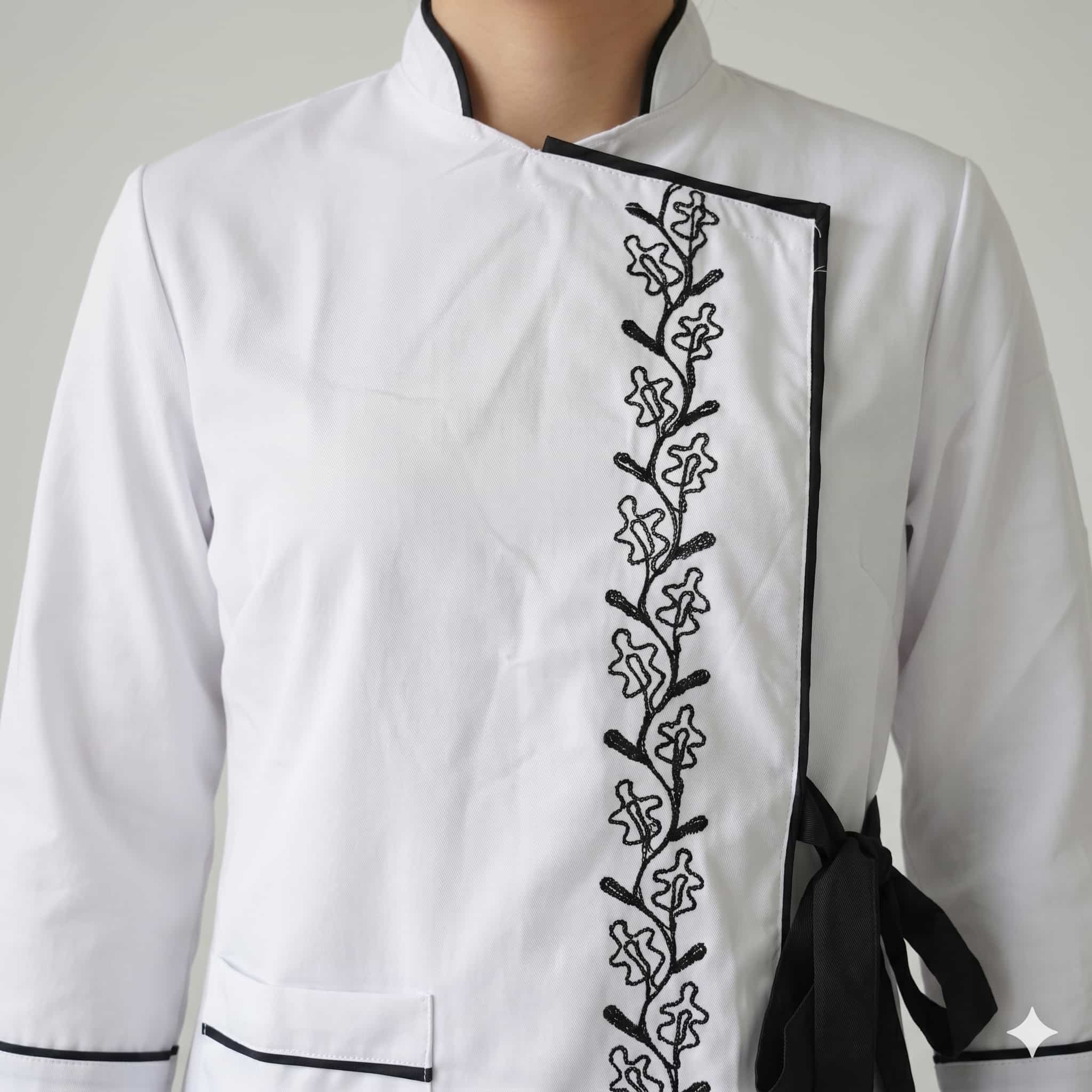 Artisanal Charm Maid Uniform - White