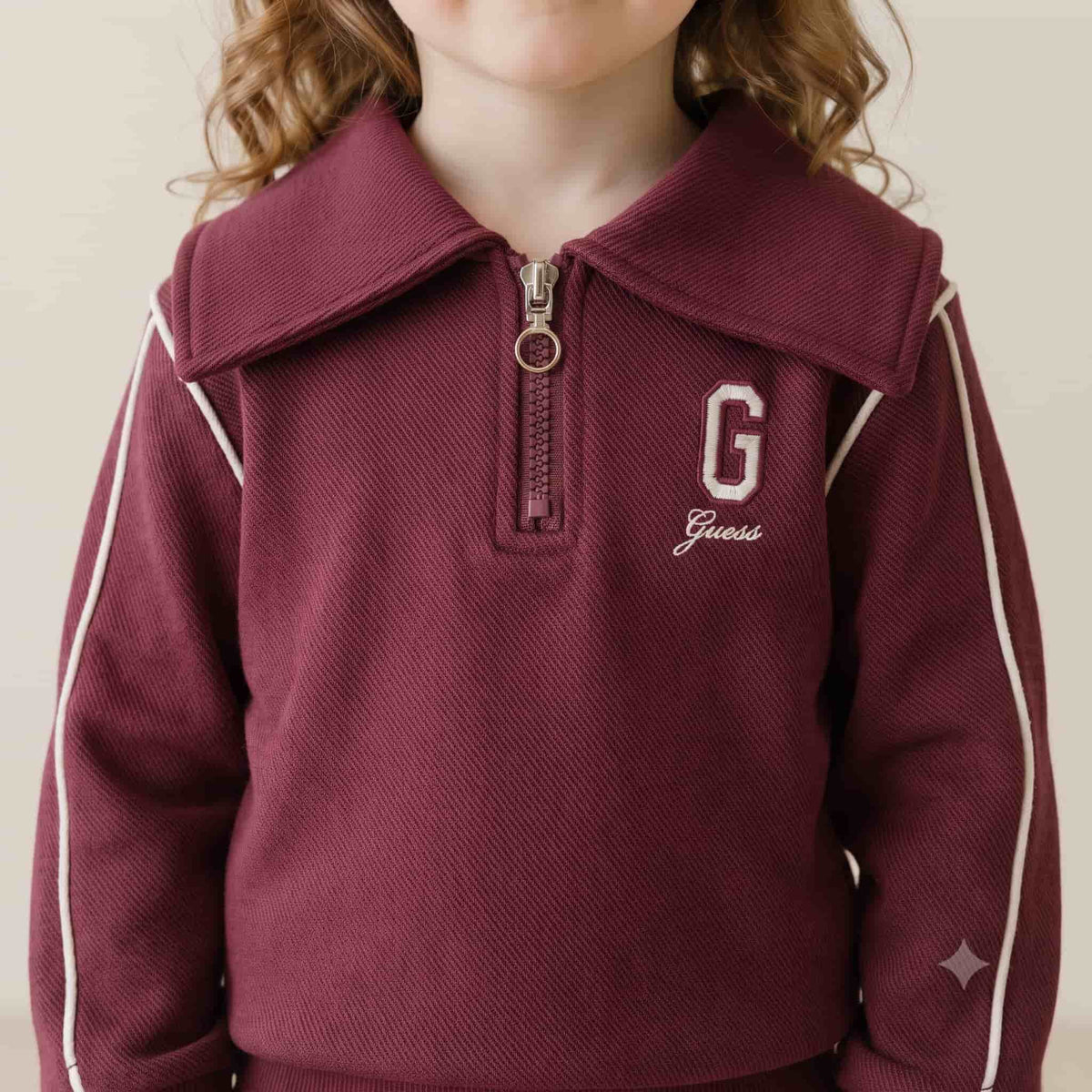 Berry Vogue Girls Winter Full Sleeves Pajama Set – Burgundy Maroon