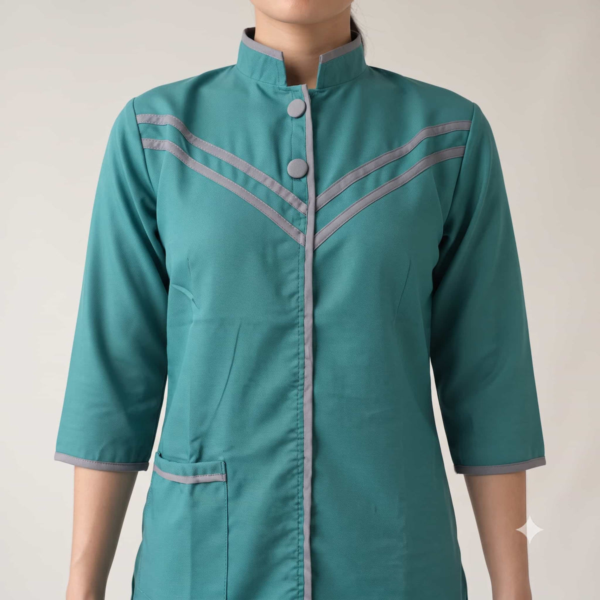 Teal Crest Maid Uniform Set – Teal