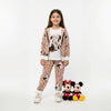 Minnie 3pc Girl Training Suit Set- Brown