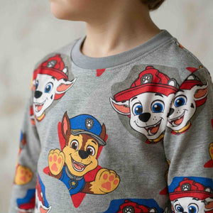 Paw Patrol Boys Full Sleeves Pajama Set - Grey