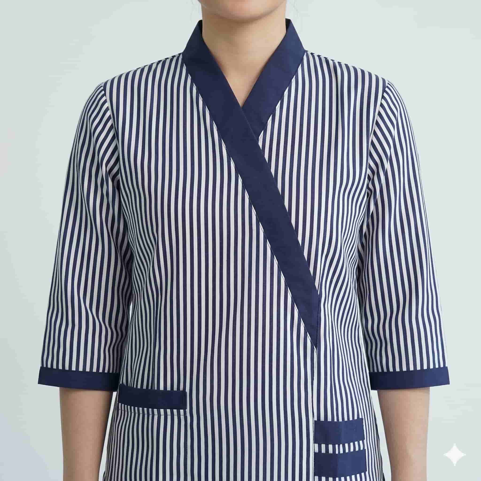 Nautical Stripes Maid Uniform - Navy