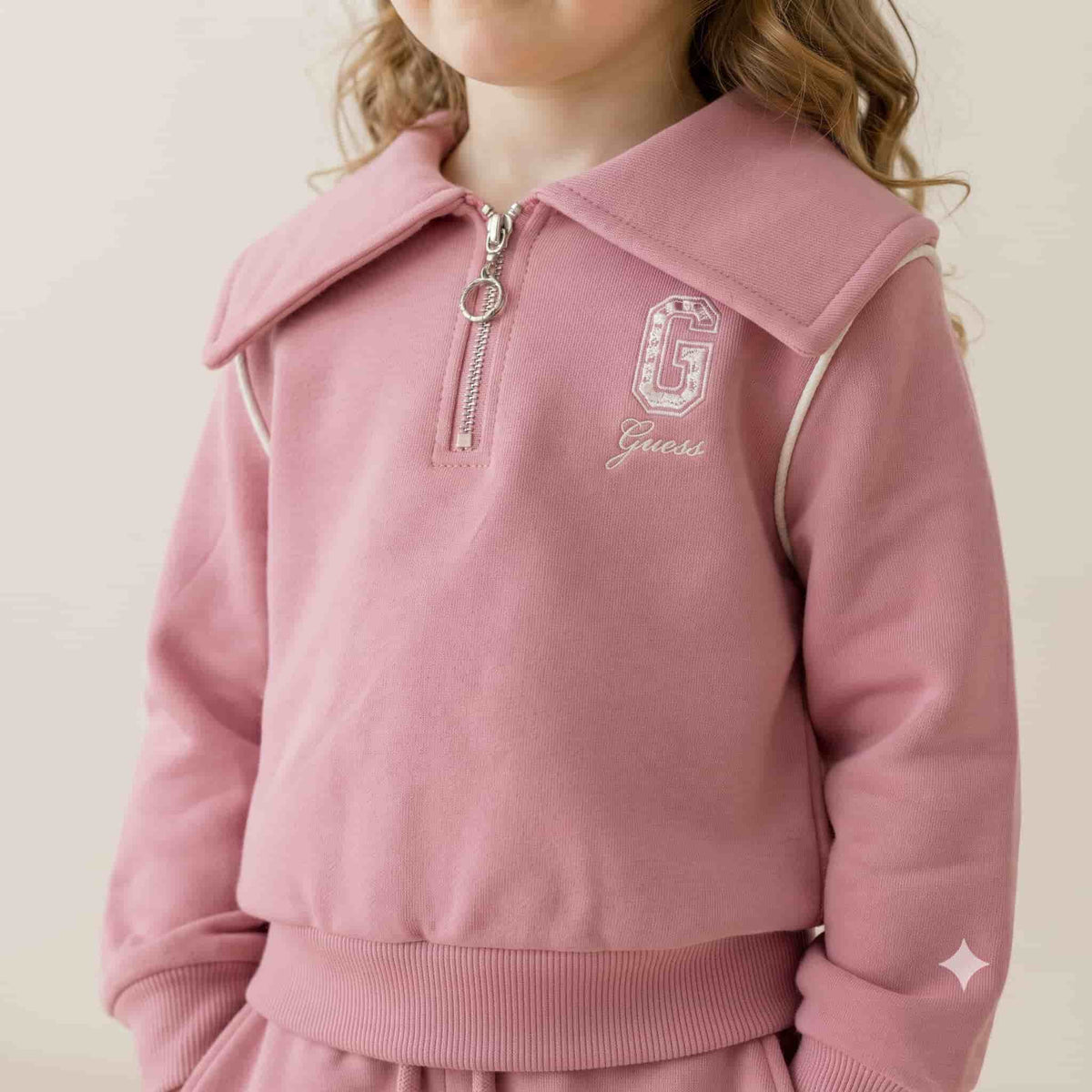 Blush Royale Girls Winter Full Sleeves Pajama Set – Dusty Pink