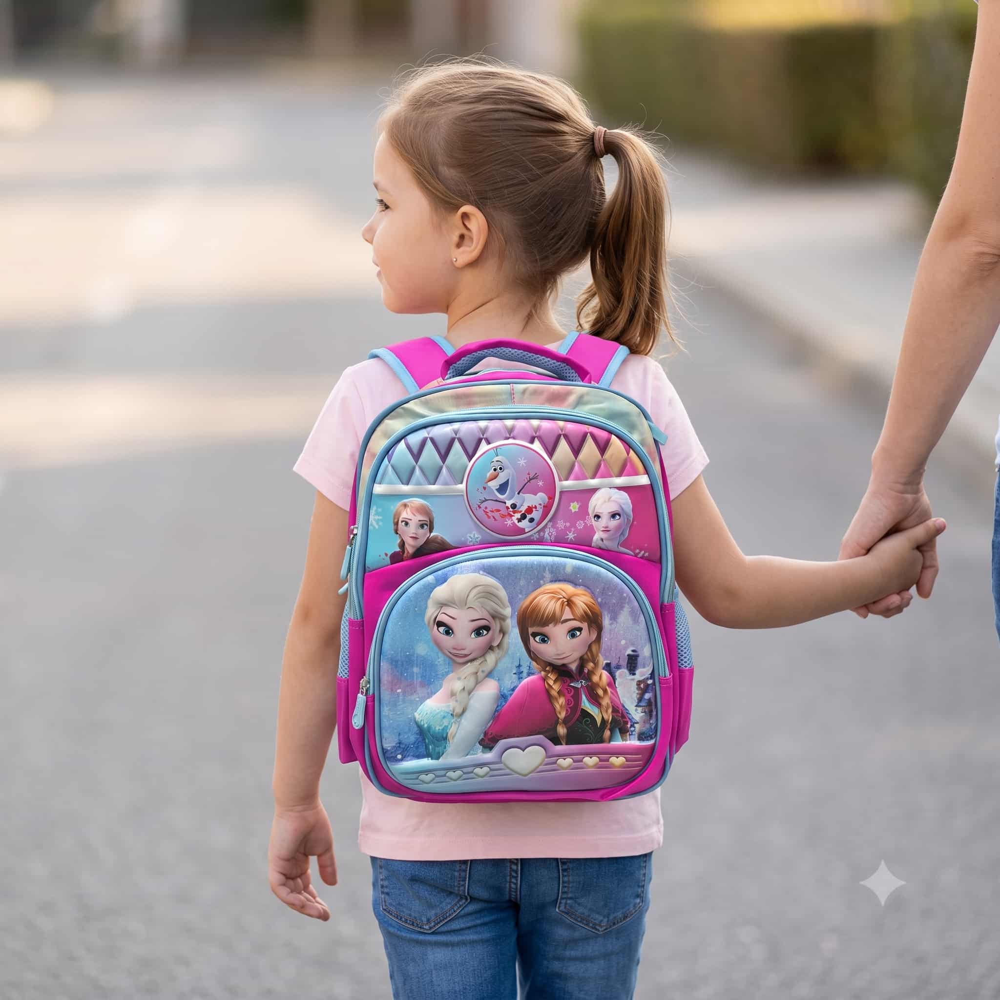 Disney Frozen Princess School Bag Set - Pink