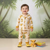 Simba Baby Boy Button Pajama Set- Yellow