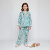 Mrs. Rabbit Girls Woven Button Pajama Set - Blue