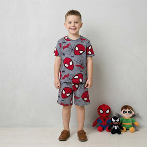 Spider-Man Boys Short Set - Grey
