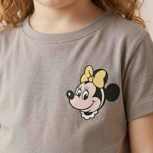 Minnie Mouse Dreams Girls Shorts Set - Grey & Blue