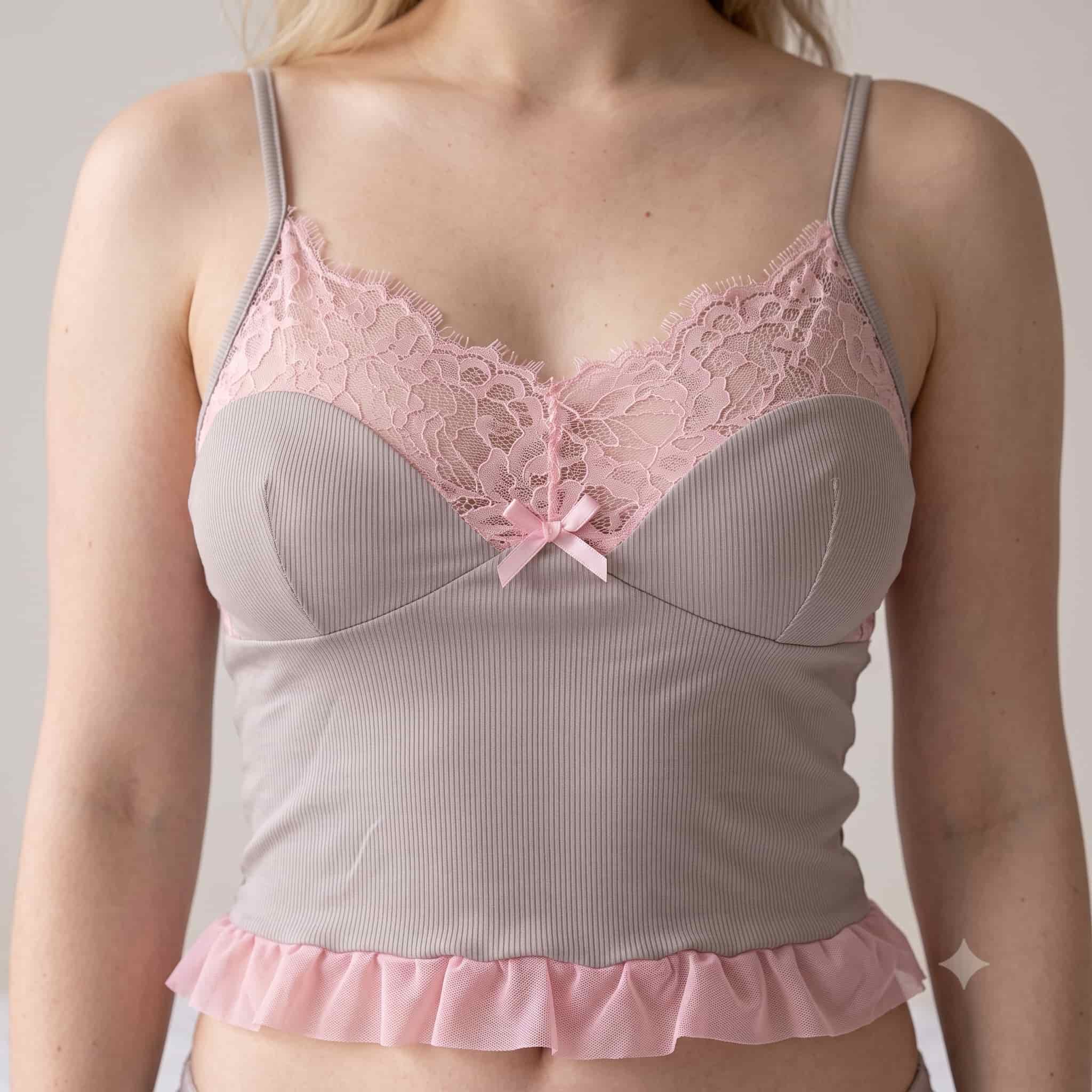 Taupe Blush Women Cami Short set - Grey