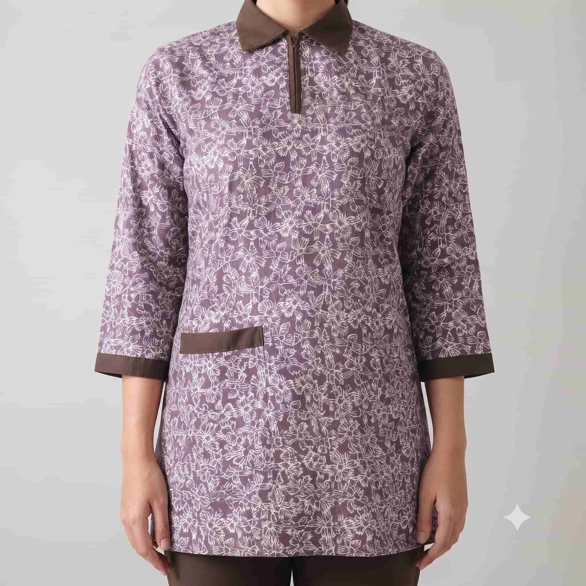 Mocha Bloom Maid Uniform Set – Brown