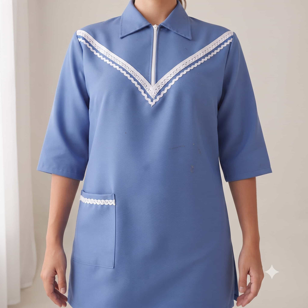 Azure Charm Maid Uniform Set - Blue