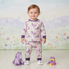Unicorn Baby Girl Pajama Set- Purple
