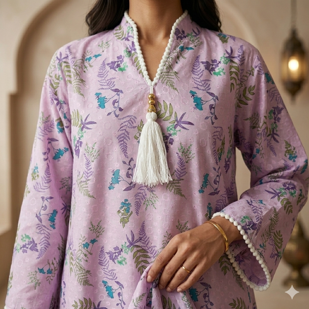 Serene Bloom Women Daraa- Orchid Purple