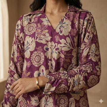 Royal Hibiscus Women Daraa- Deep Pink