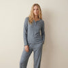 Mini Blue Women Pajama Set- Blue