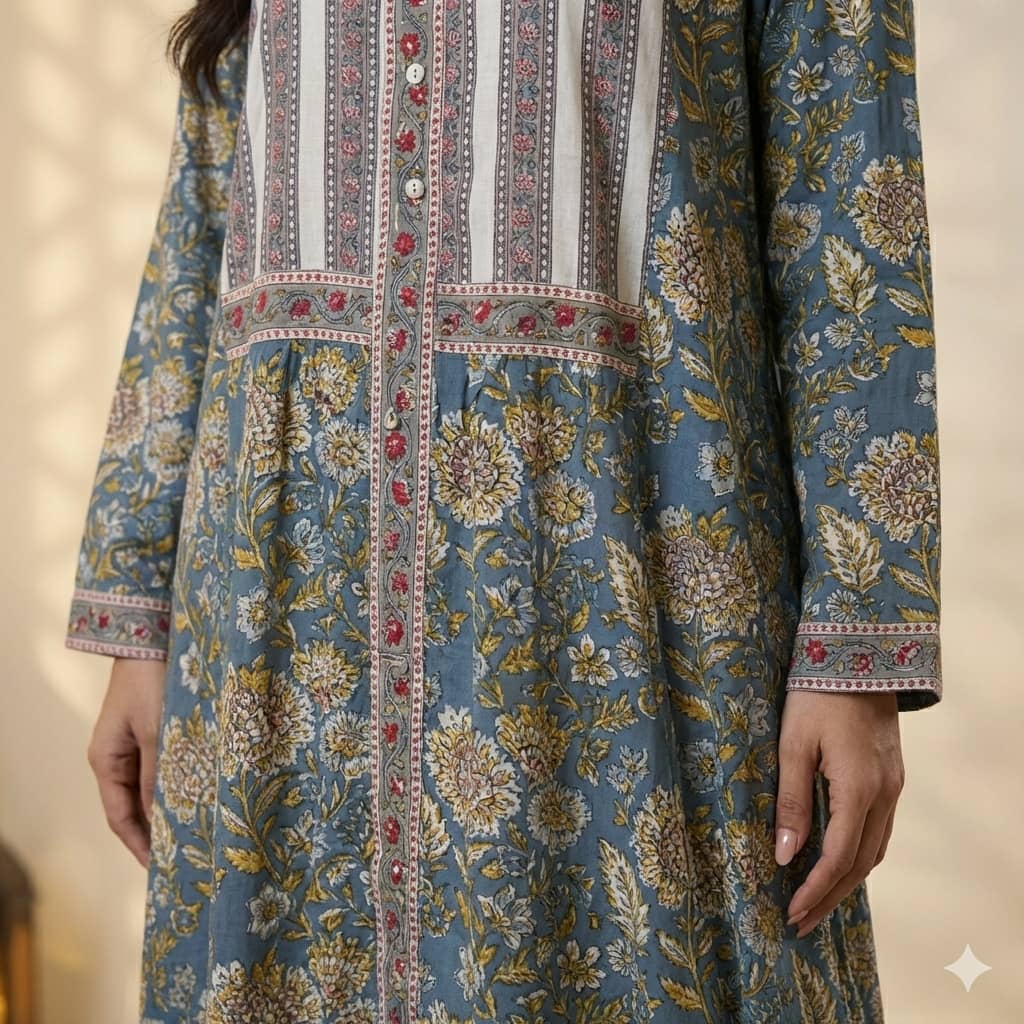 Steel Petal Women Daraa- Blue