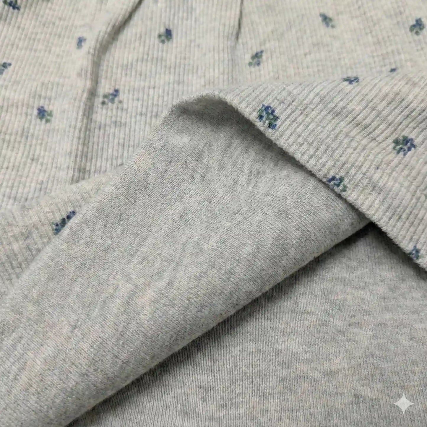 Blue Berry Girl Pajama Set- Grey