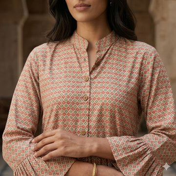 Dessert Sand Tiered Women Daraa- Brown