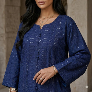 Sahara Pearl Women Daraa- Navy Blue