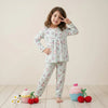 Cup Cake Girl Pajama Set- Blue