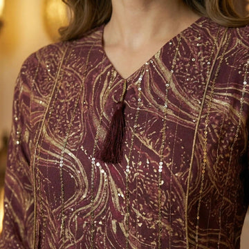 The Oasis Petal Women Daraa- Maroon