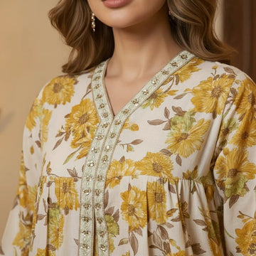 The Botanical Women Daraa- Lime Yellow