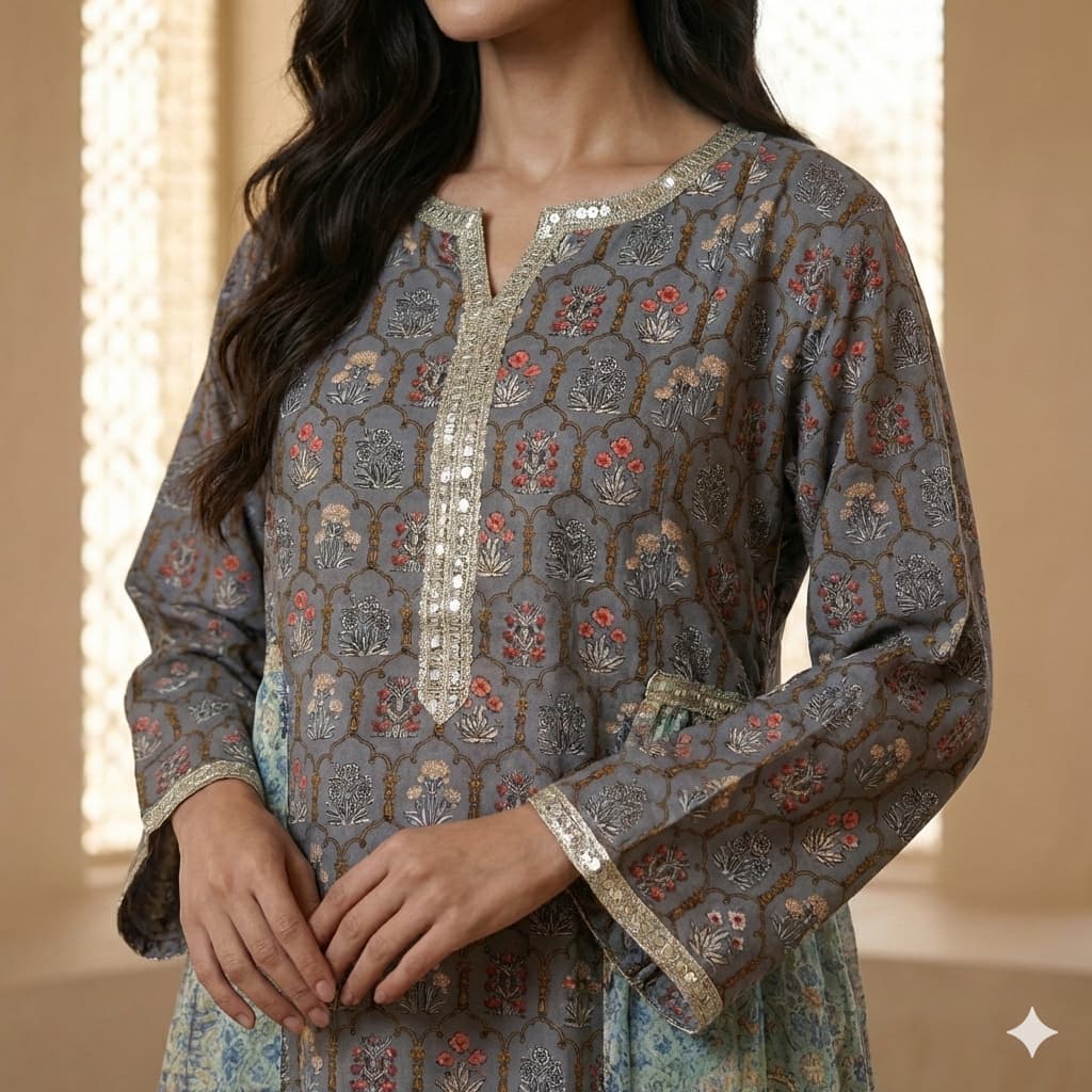 Misty Slate Women Daraa- Grey