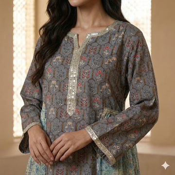 Misty Slate Women Daraa- Grey