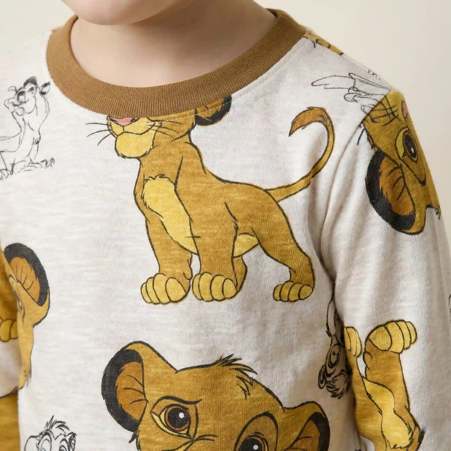 Simba Boy Pajama Set- Yellow