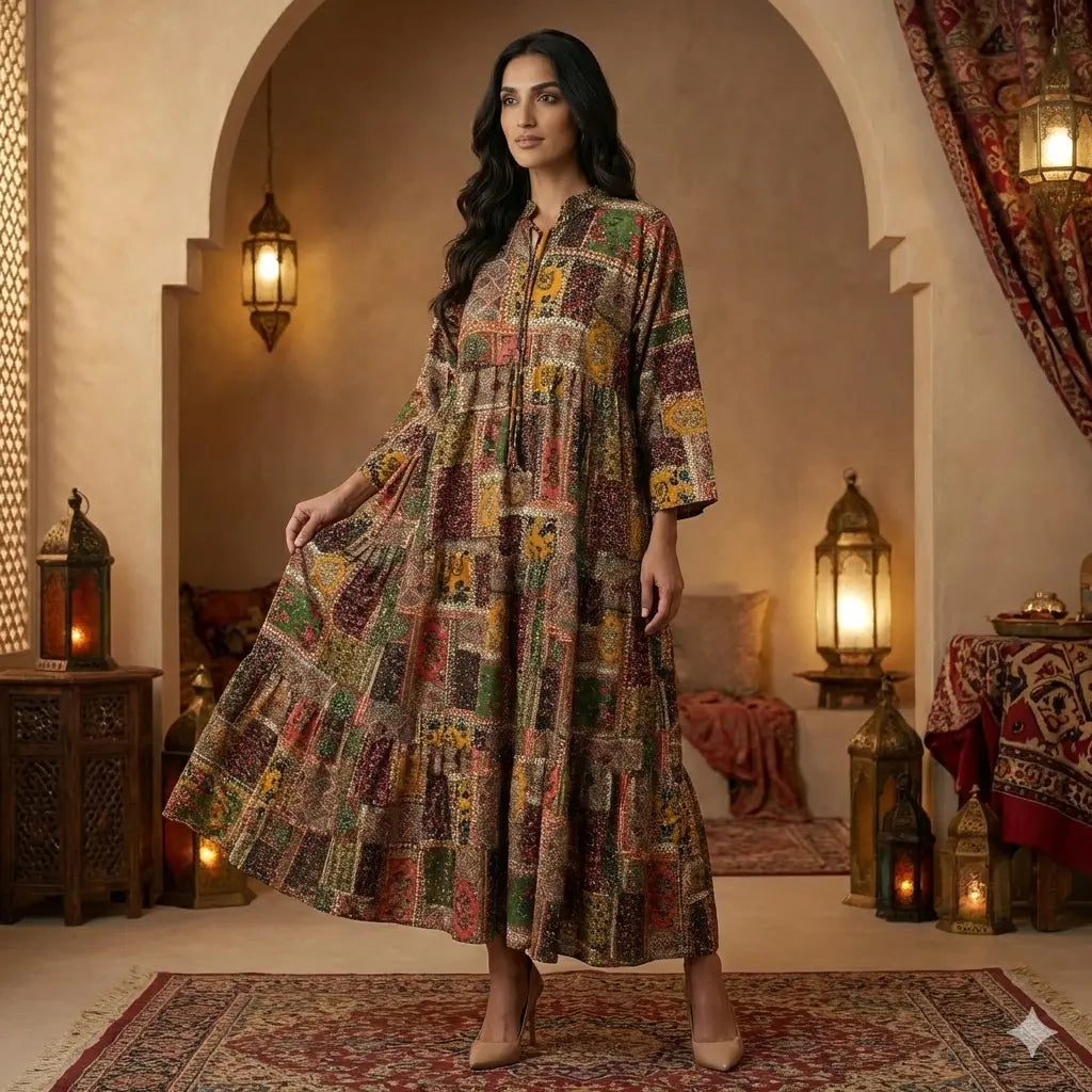 Olive & Moss Green Women Daraa- Girl Women