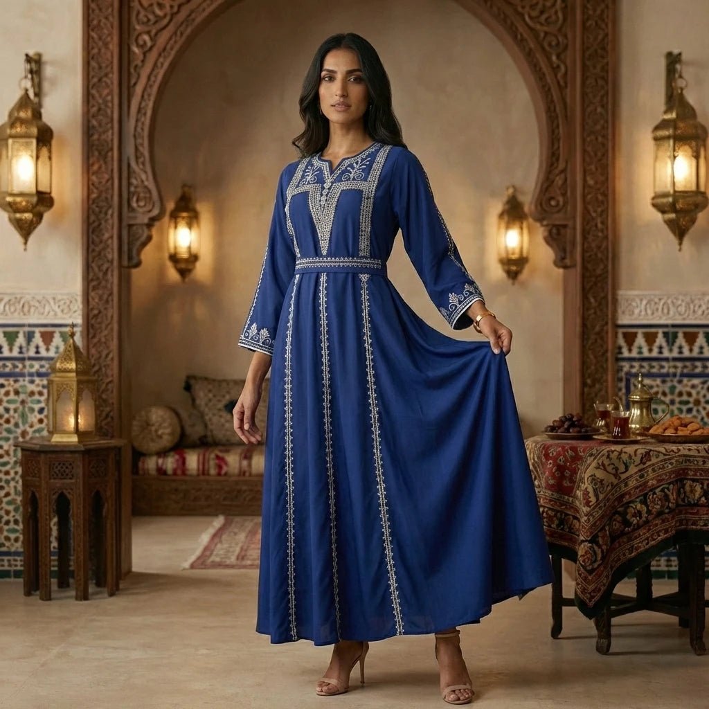 The Royal Safiya Women Daraa- Midnight Blue