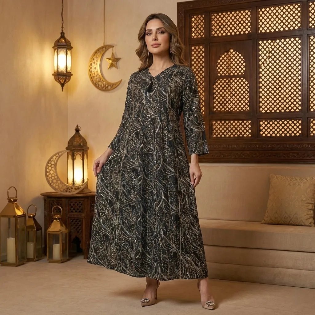 The Oasis Petal Women Daraa- Dark Blue