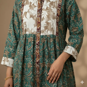 Royal Floral Women Daraa-Green