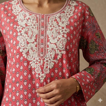 Sada Al-Zuhur Women Daraa- Peach Pink