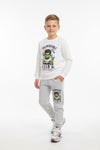 Hulk Boy Sweatshirt Set- White
