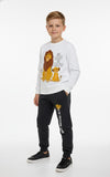 Lion King Boy Sweatshirt Set- White
