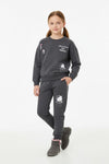 Hello Kitty Girl Sweatshirt Set- Black