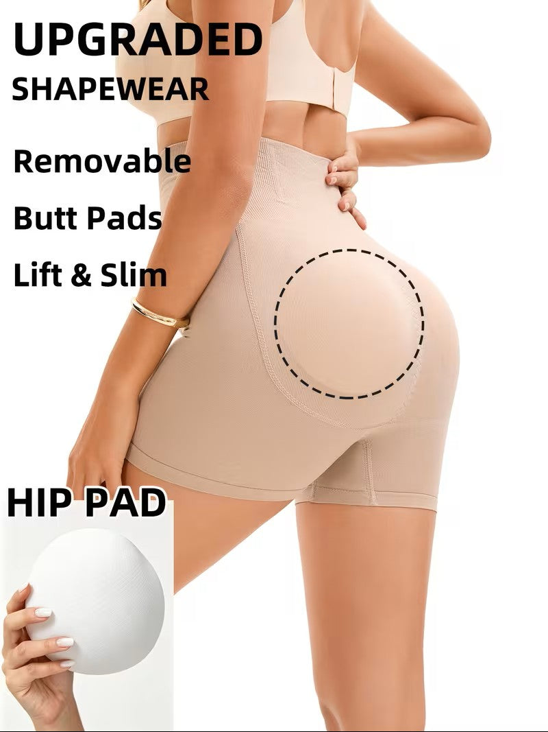 High Waist Seamless Hip-Dip Women Shapewear- Beige