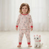 Marie Cat Baby Girl Pajama Set- Pink