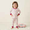 Blossom Rose Baby Girl Pajama Set- Red
